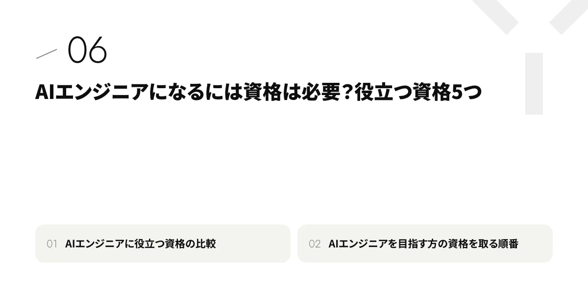 AIエンジニアになるには資格は必要?役立つ資格5つ